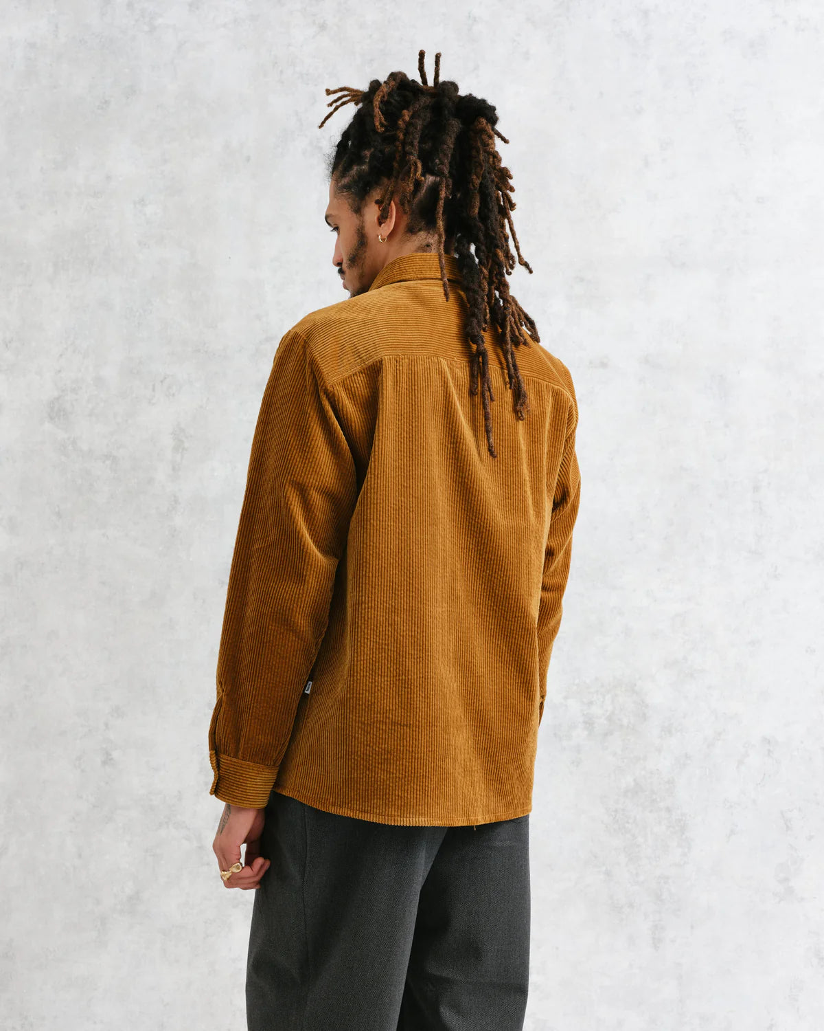 Whiting Jumbo Corduroy Overshirt - Ochre